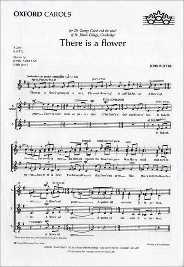 OUP-3854468 - There is a flower: Vocal score Default title