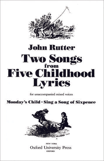 OUP-3856943 - Two Songs from Five Childhood Lyrics: Vocal score Default title