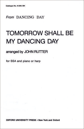 OUP-3857148 - Rutter Tomorrow shall be my dancing day: Vocal score Default title