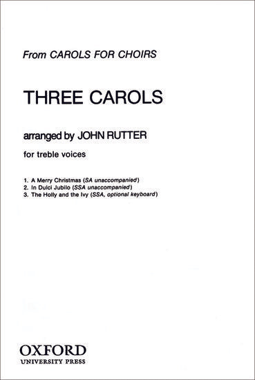OUP-3857155 - Three Carols: Vocal score Default title