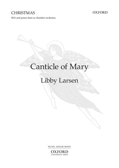 OUP-3859852 - Canticle of Mary: Vocal score Default title