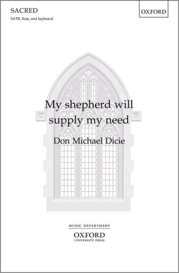 OUP-3862937 - My shepherd will supply my need: Vocal score Default title
