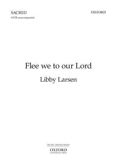 OUP-3869349 - Flee we to our Lord: Vocal score Default title