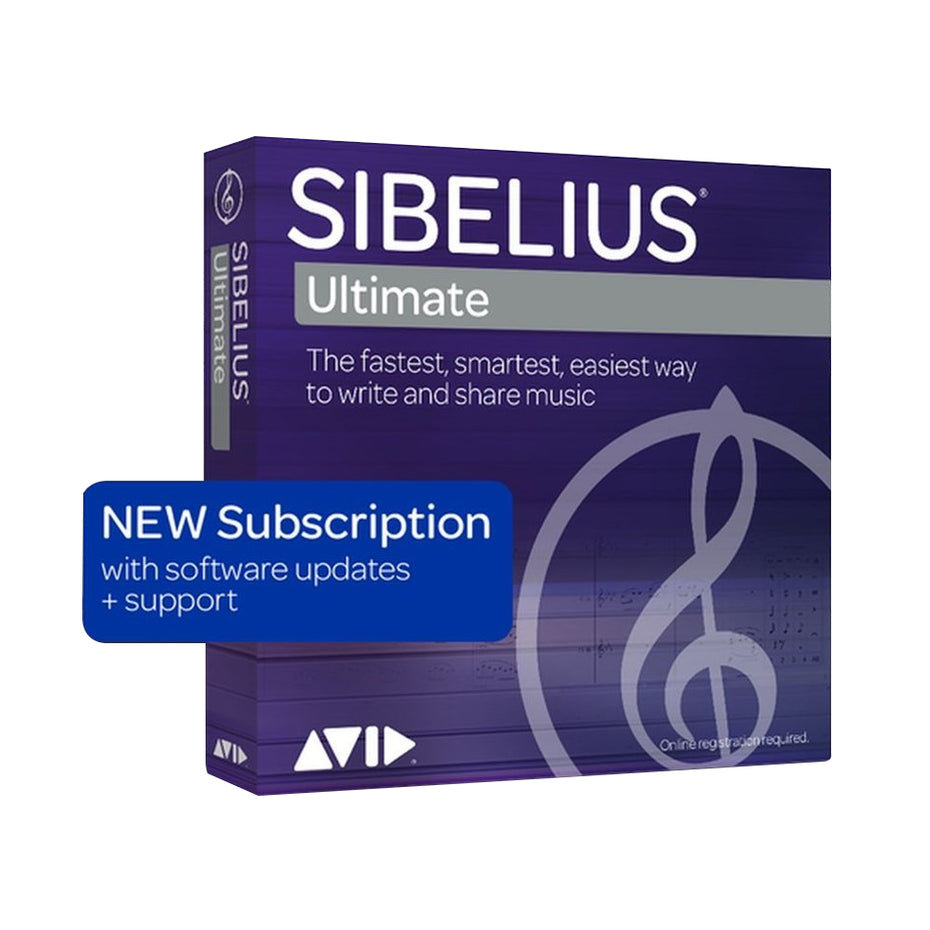 9938-30011-50 - Sibelius Ultimate one year subscription licence New customer