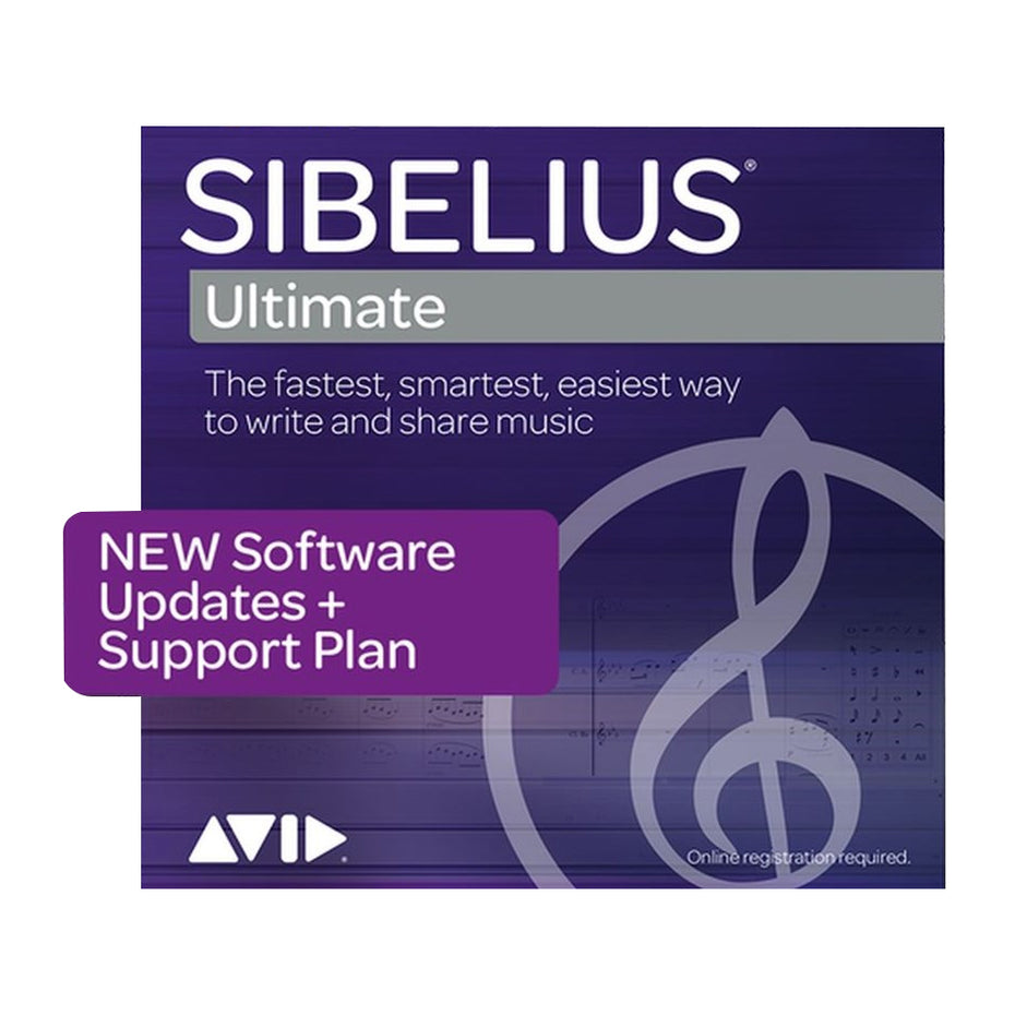 9938-30012-00,9938-30012-01 - Sibelius Ultimate updates and support renewal licence 1 year