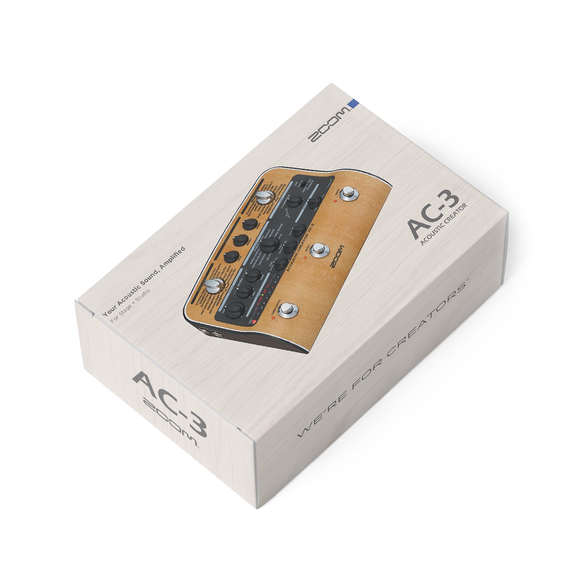 ZOOM　AC-3 Acoustic Creator Zoom AC-3 Acoustic Creator pedal | Chamberlain Music