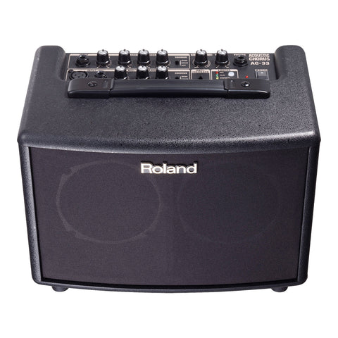 AC-33 - Roland AC-33 acoustic guitar amplifier Black