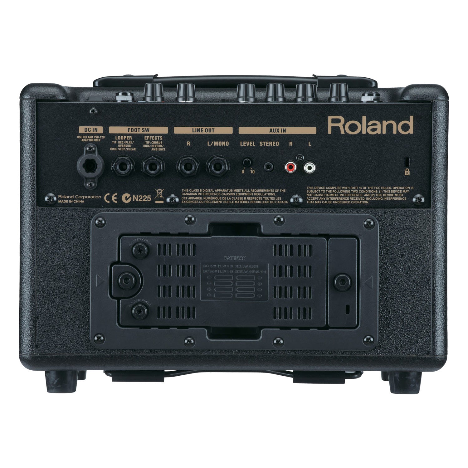 AC-33 - Roland AC-33 acoustic guitar amplifier Black / A1