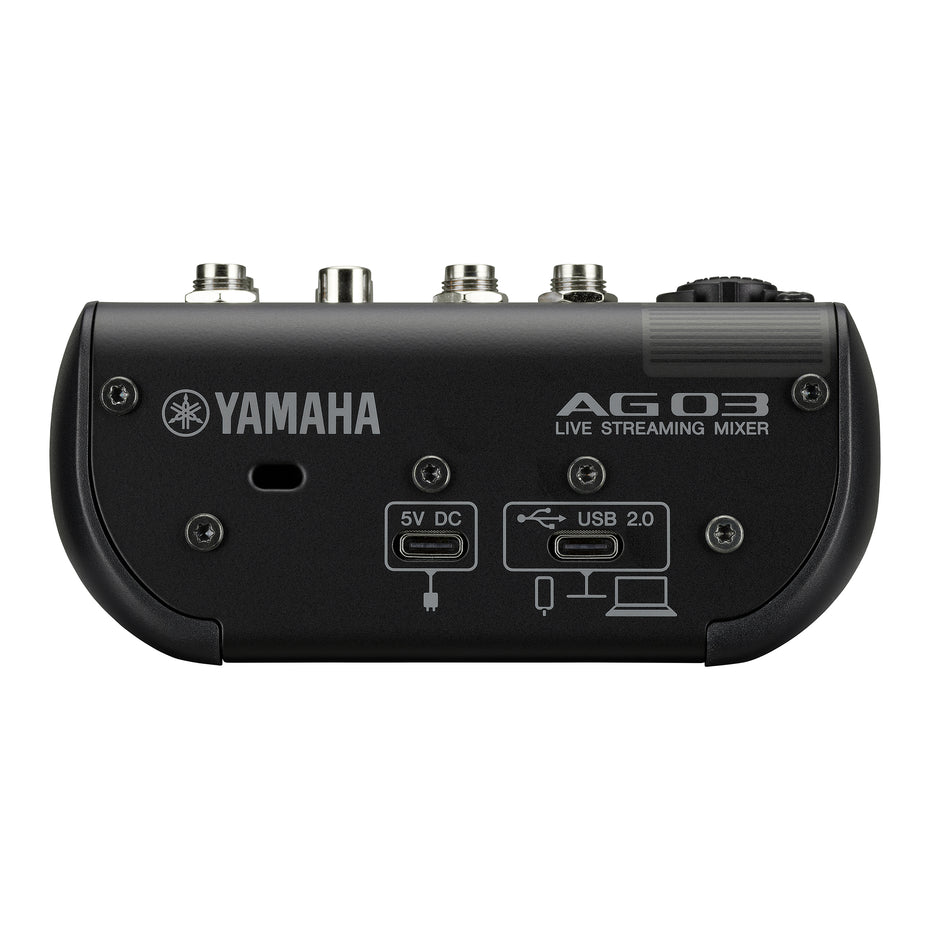 AG03MK2B - Yamaha AG03MK2 3 channel live streaming analogue mixer Black