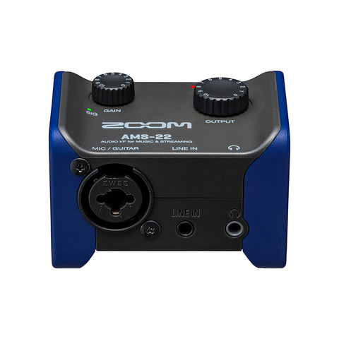 AMS-22 - Zoom AMS audio interface for music and streaming 2-In, 2-Out