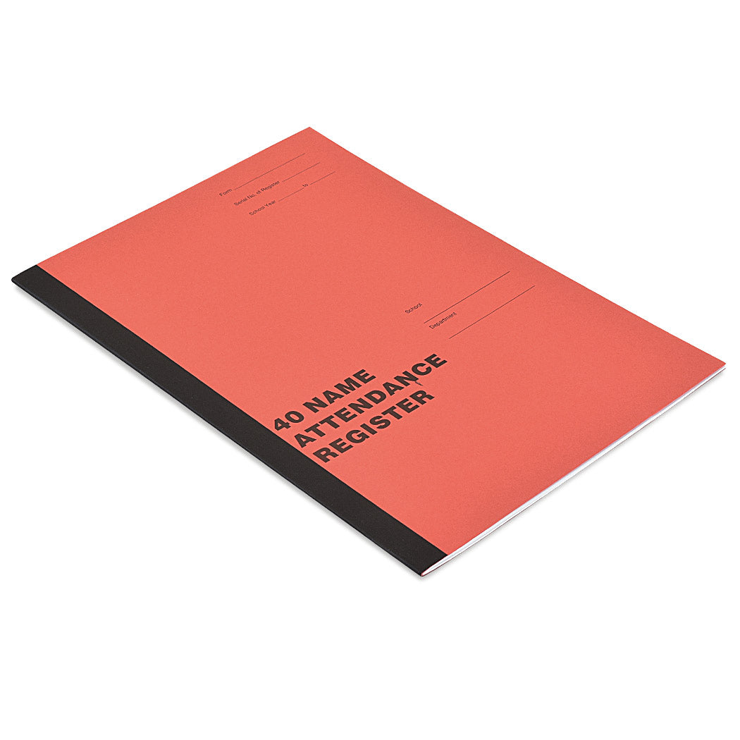 AR40 - Philip & Tacey School Attendance Register 40 Names Pack of 10 A1
