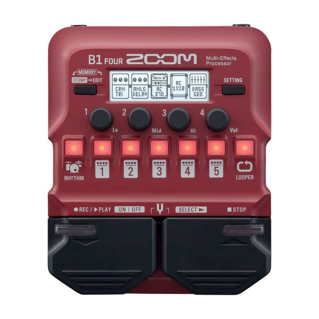 B1-FOUR - Zoom B1-FOUR / B1X-FOUR multi effects pedal Without expression pedal / A1
