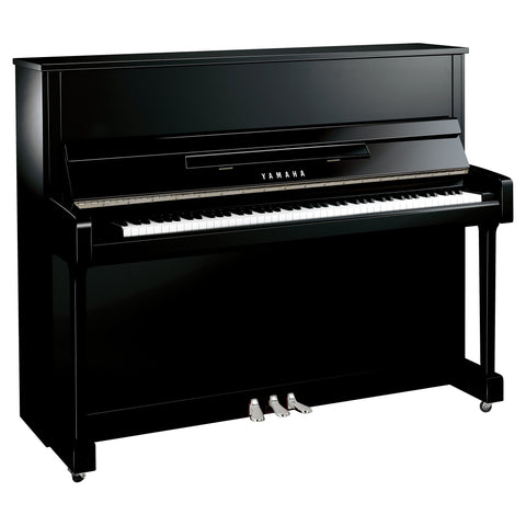 B3E-PEC - Yamaha b3 upright piano Polished Ebony with Chrome Fittings
