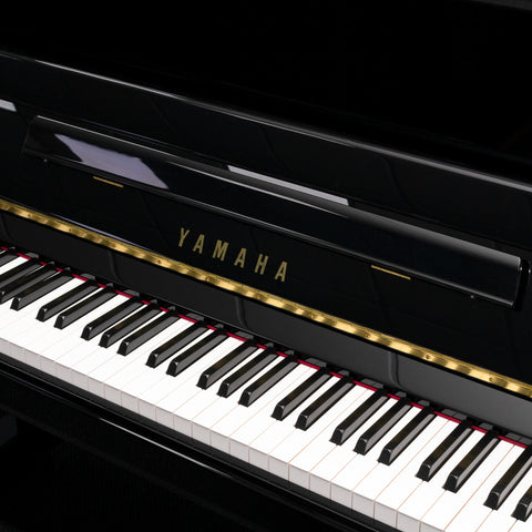 B3E,B3E-PWH,B3E-PM,B3E-PEC - Yamaha b3 upright piano Polished Ebony with Chrome Fittings