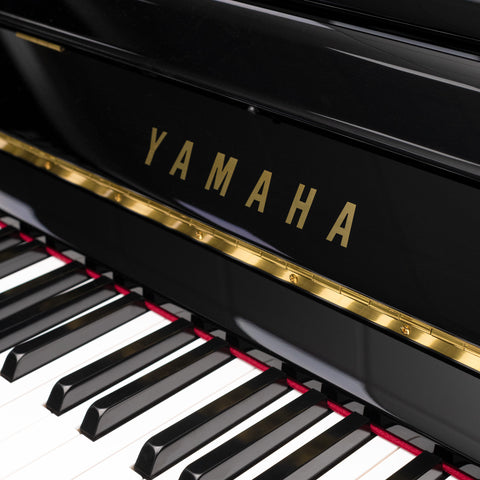 B3E,B3E-PWH,B3E-PM,B3E-PEC - Yamaha b3 upright piano Polished Ebony with Chrome Fittings