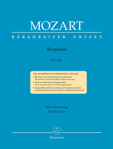 BA4538-90 - Mozart Requiem K626 Vocal Score Urtext Default title