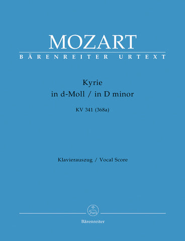 BA4702-90 - Mozart Kyrie in D minor (K.341) Vocal Score Default title
