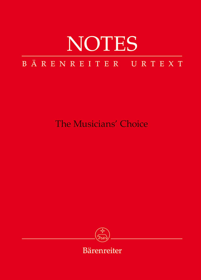 BA8100 - Barenreiter Notes Manuscript and Notebook Mozart - Red