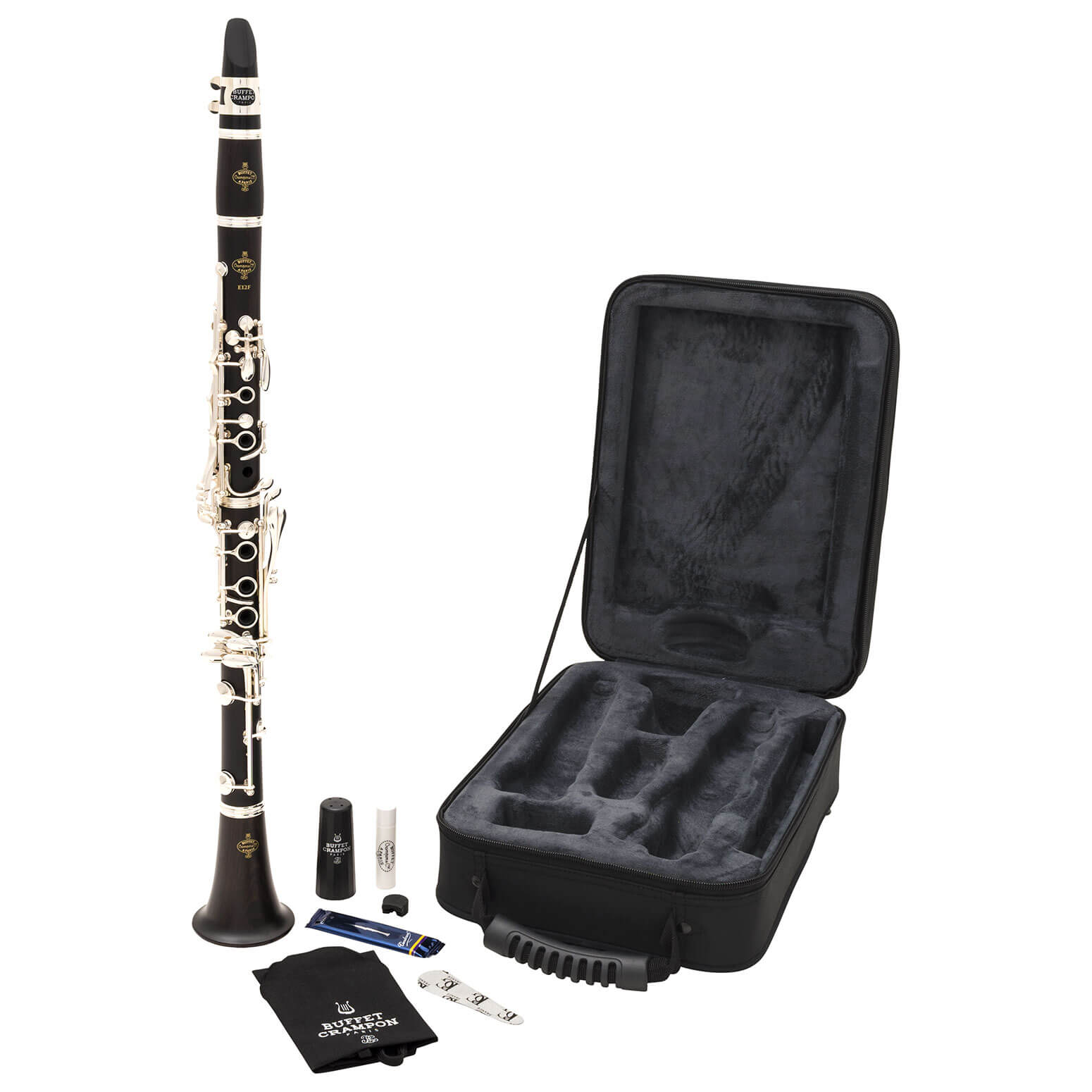 BC2512F-2-0GB - Buffet Crampon E12F intermediate Bb clarinet outfit A1