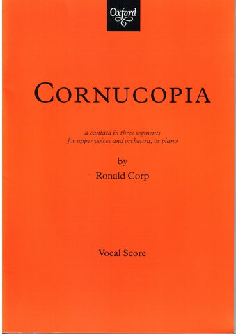 BY-9940 - Cornucopia - a cantata in three segments - vocal score Default title
