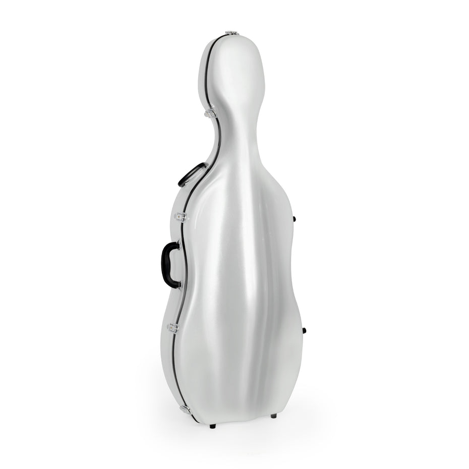 CC022L-44 - Sinfonica Z-Tec 4/4 fibreglass Cello case Silver