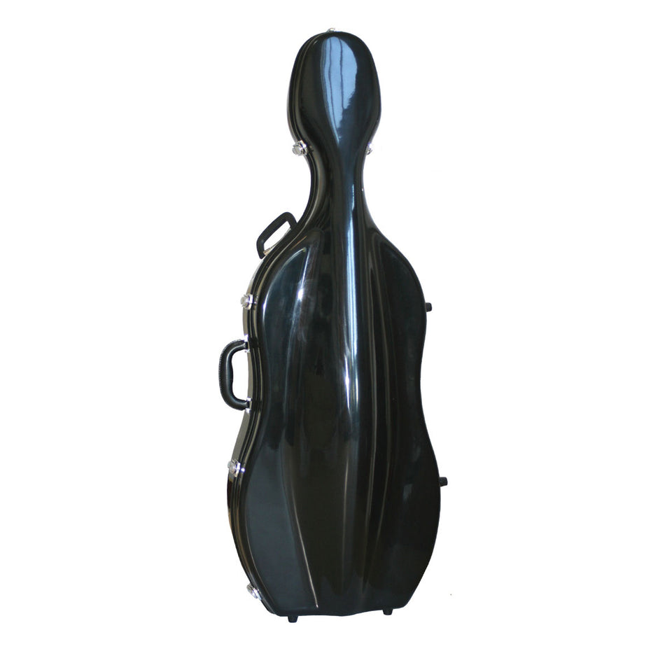 CC024L-44 - Sinfonica Z-Tec 4/4 fibreglass Cello case Black
