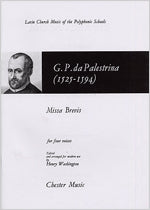 CH08782 - Giovanni Palestrina: Missa Brevis Default title