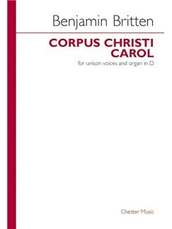 CH76626 - Corpus Christi Carol for unison voices and organ in D Default title