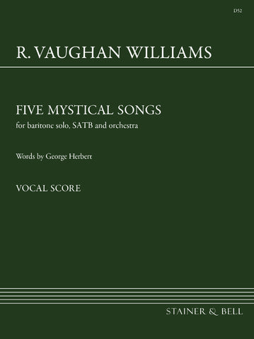 SB-D52 - Vaughan Williams Five Mystical Songs  - vocal score Default title