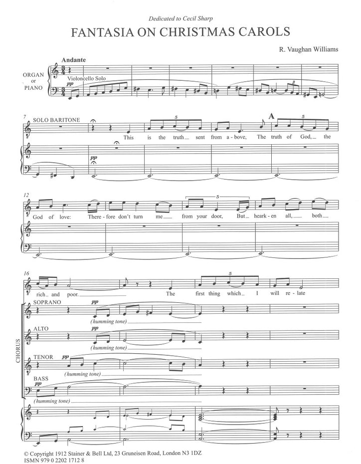 SB-D55 - Vaughan Williams Fantasia on Christmas Carols Default title