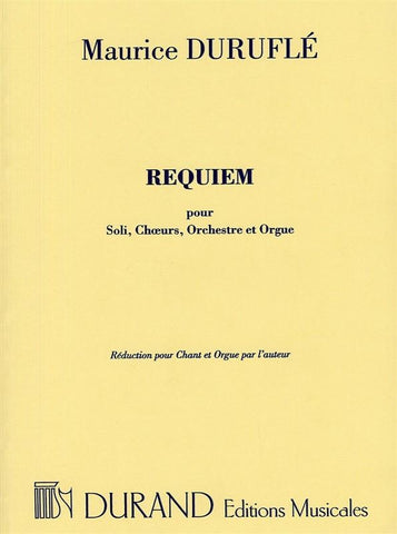 DF01337300 - Durufle Requiem opus 9 - vocal score Default title