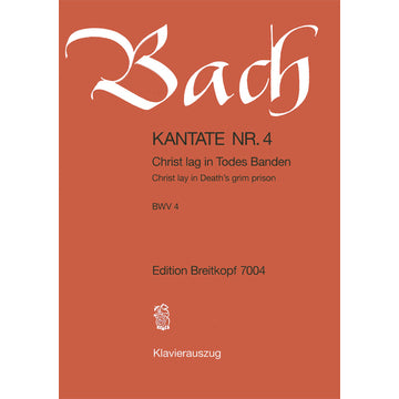 EB7004 - Bach Kantate 4 Christ lag in Todes Banden SATB Default title
