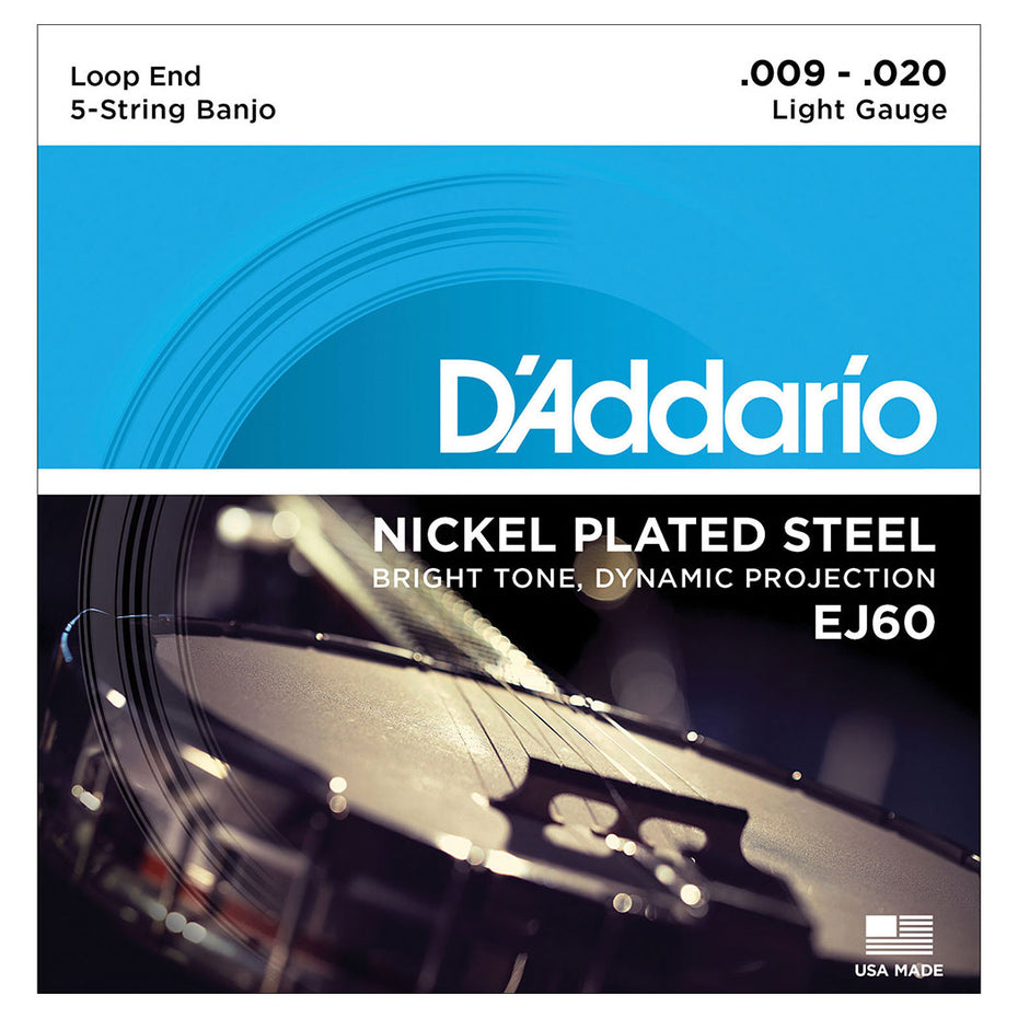 EJ60 - Daddario 5 string banjo string set Default title