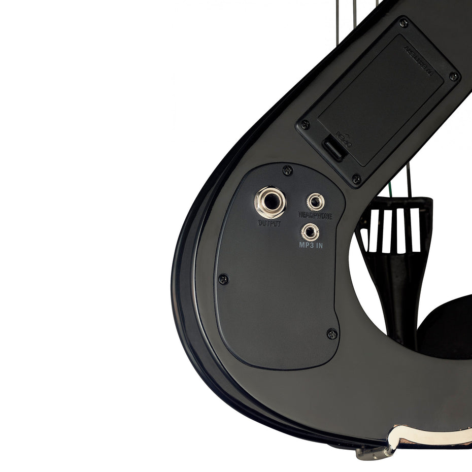 Stagg silent s shaped electric violin outfit Black