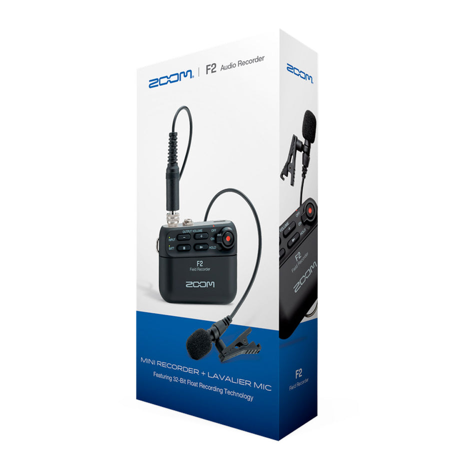 F2-BT - Zoom F2 field recorder and lavalier mic (with Bluetooth)