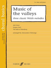 F52351X - Music of the Valleys: 3 Classic Welsh Melodies - SA / Men & Piano Default title