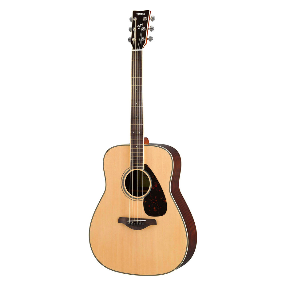 FG830-NT - Yamaha FG830 4/4 dreadnought acoustic guitar in gloss Natural gloss