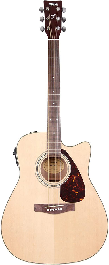 FX370C - Yamaha FX370C 4/4 dreadnought cutaway electro-acoustic guitar in gloss Natural