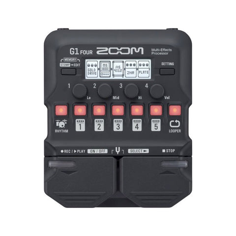 G1-FOUR - Zoom G1-FOUR guitar effects pedal Without expression pedal