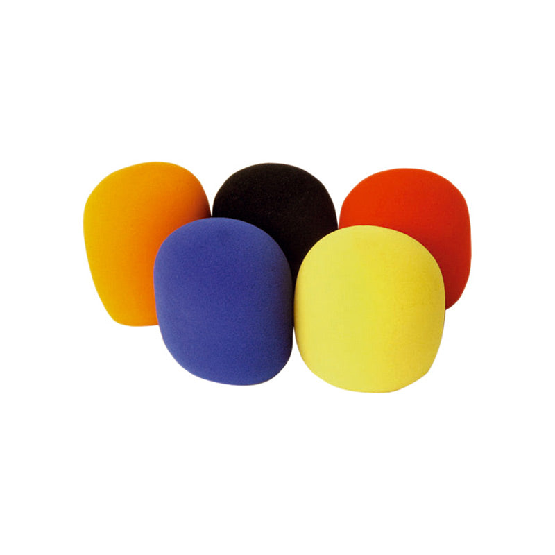 G122CE - Soundlab set of 5 microphone windshields Assorted colours