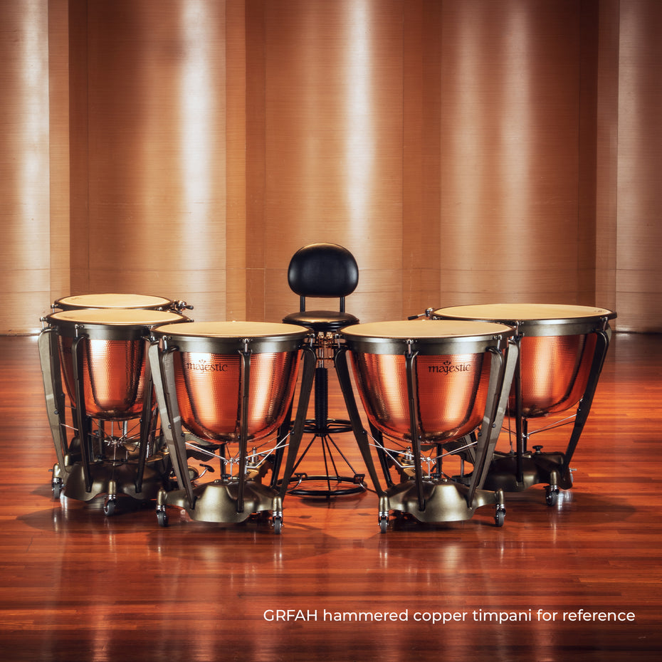 GRS2000A,GRS2300A,GRS2600A,GRS2900A,GRS3200A - Majestic Symphonic Grand (Standard) polished copper timpani 20