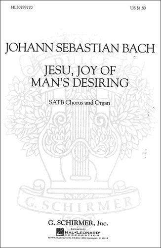 GS29977 - J.S. Bach: Jesu, Joy of Man's Desiring (SATB) Default title