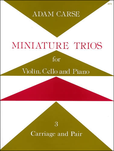 H274 - Carse Miniature Trios Vol 3: Carriage and Pair Default title