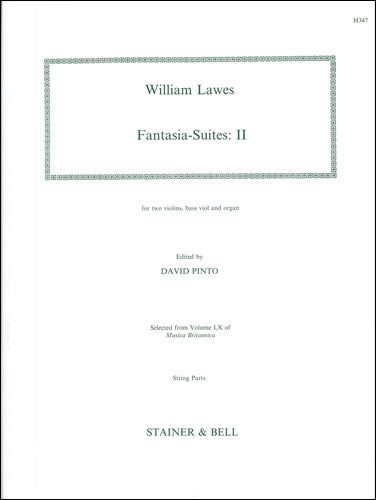 SB-H347 - William Lawes Fantasia-Suites: II - Set of Parts Default title