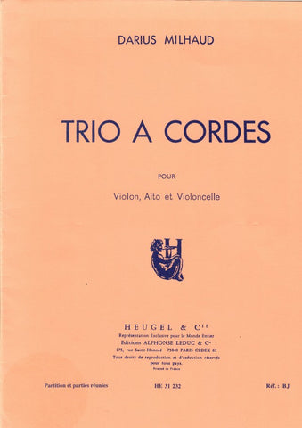 HE31232 - Milhaud Trio à Cordes No.1, Op.274 Default title