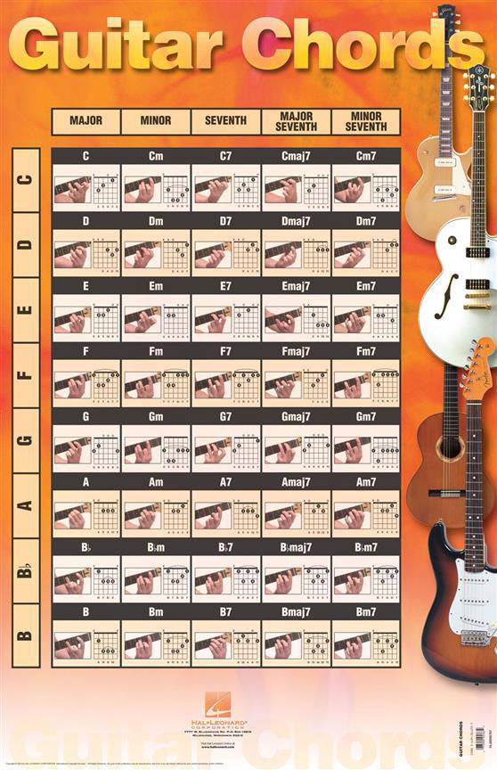 HL00695767 - Guitar Chords Poster Default title