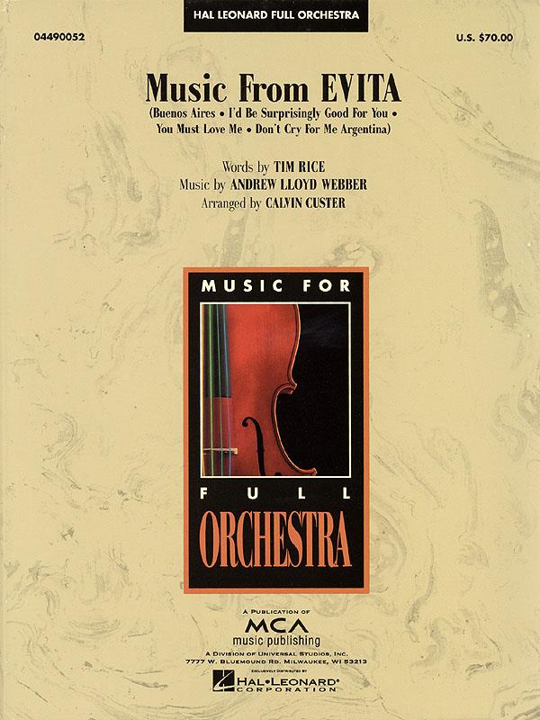 HL04490052 - Music from Evita: HL Full Orchestra Default title