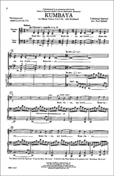 HMC617 - Kumbaya SATB Default title