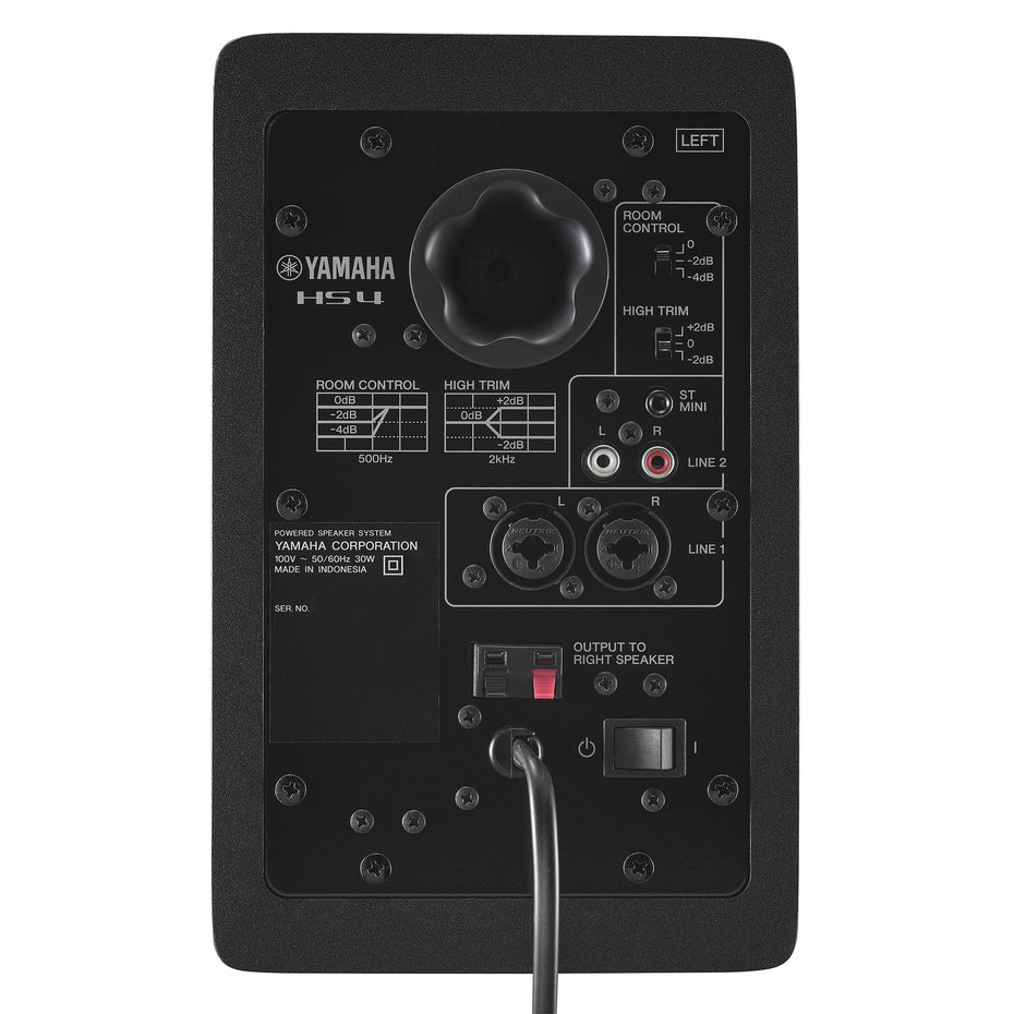HS4 - Yamaha HS4 studio monitor speaker pair Black