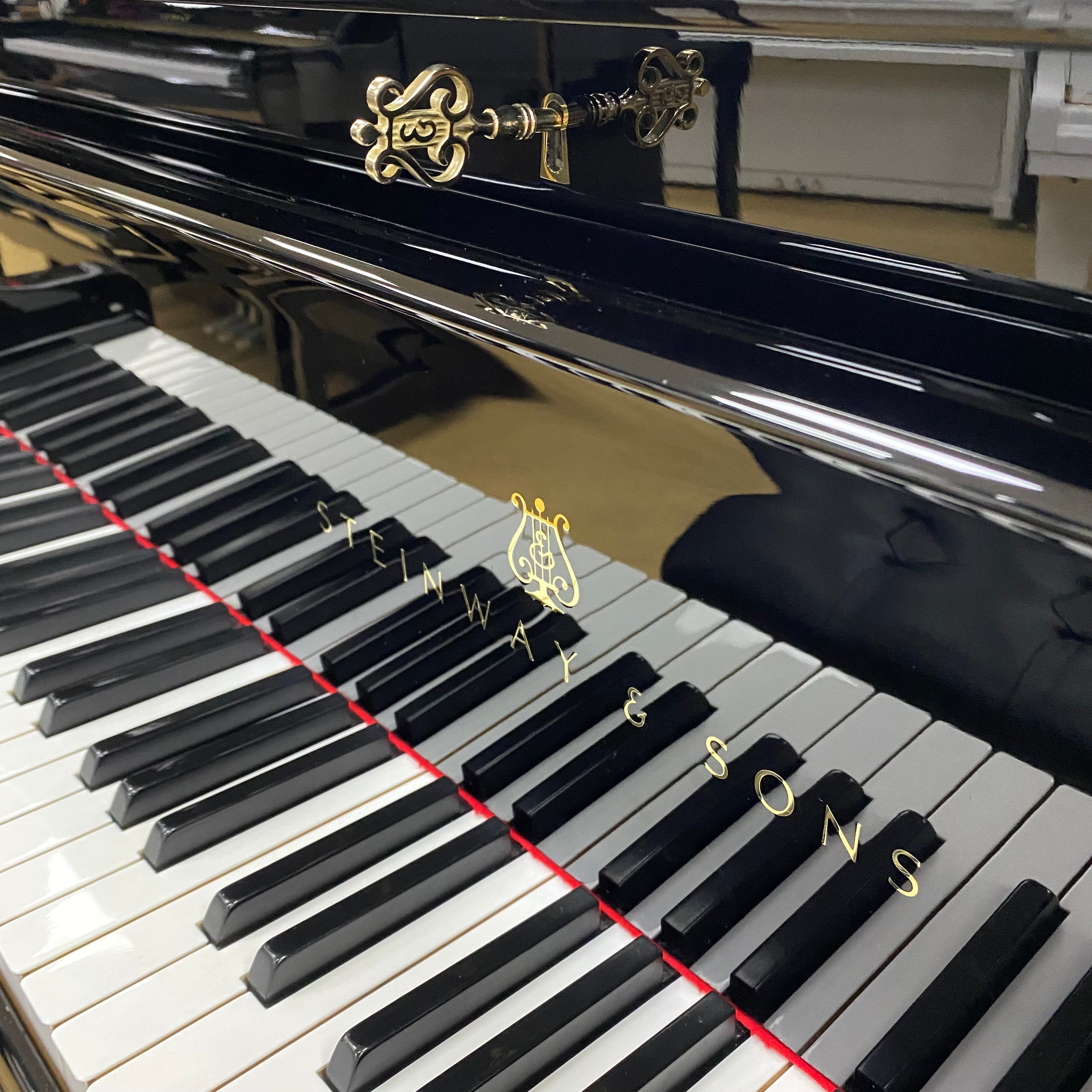 Key for Steinway grand piano locks | Chamberlain Music
